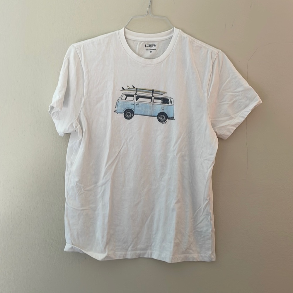 JCrew Graphic Tee- Bus